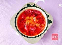 养生哈密瓜火龙果甜汤的做法图解10