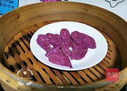 醪糟紫薯圆子汤的做法图解1