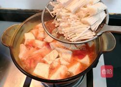 番茄金针菇豆腐汤的做法图解14