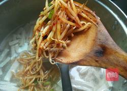 香辣豆芽肉片面的做法图解10