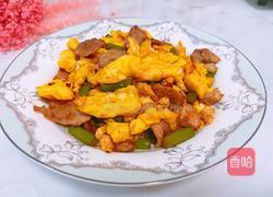 鸡蛋蒜苔炒肉的做法图解10