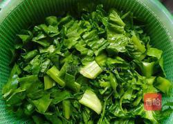 蒜香牛皮菜的做法图解2