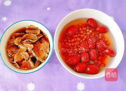 木瓜大脚菌椰汁鸭肉汤的做法图解3