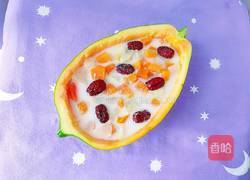 牛奶红枣木瓜炖梨的做法图解15