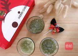 圣诞树抹茶椰蓉钵仔糕的做法图解2
