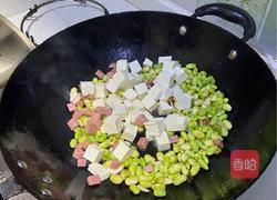 毛豆烧豆腐火腿肠的做法图解6