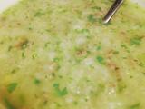 青菜瘦肉粥