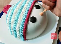 冬天里可爱的小雪人的做法图解12