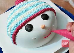 冬天里可爱的小雪人的做法图解13