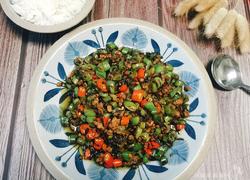榄菜肉末四季豆