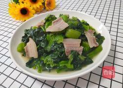 咸肉炒头薹的做法图解9