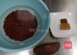 红豆番薯糖水的做法图解1