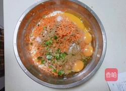 胡萝卜丝烙饼的做法图解6