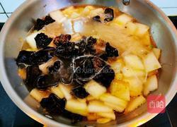 冬瓜山药木耳海米粉丝汤的做法图解5