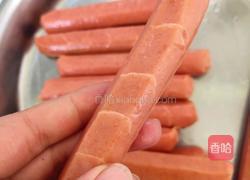 油炸香肠的做法图解2