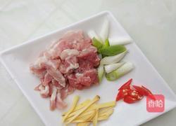菜花炒肉便当的做法图解2