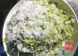 青萝卜丝拌白糖的做法图解3