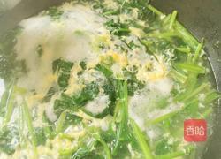 鸡蛋菠菜汤的做法图解4