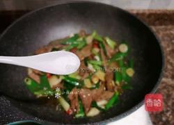 蒜苗炒猪肝的做法图解13