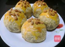 红豆沙蛋黄酥的做法图解8