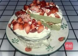 生酮-奶油草莓蛋糕～牛油果蛋糕胚的做法图解9