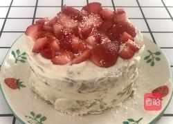 生酮-奶油草莓蛋糕～牛油果蛋糕胚的做法图解8