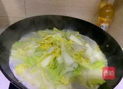 娃娃菜炖咸鹅的做法图解4