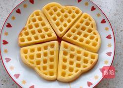 黄桃草莓华夫饼的做法图解8