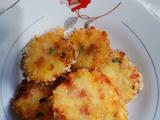 土豆火腿虾仁饼
