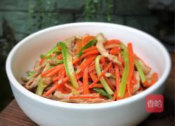 芦笋胡萝卜炒肉丝的做法图解12
