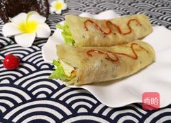 芝士煎蛋手抓饼的做法图解6