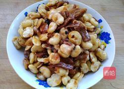 肉炒大豆瓣的做法图解5