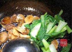 青菜炒元蘑的做法图解13