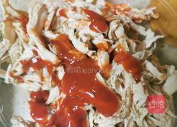 烤箱鸡胸丝（可主食可零嘴）低脂低热量的做法图解2