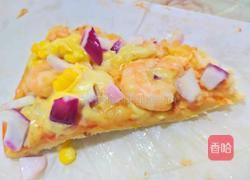 虾仁披萨的做法图解6