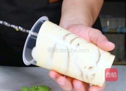 超火的ins蛋糕奶茶和蛋糕浆调制的做法图解10