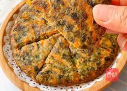 胡萝卜紫菜鸡蛋香酥饼的做法图解9