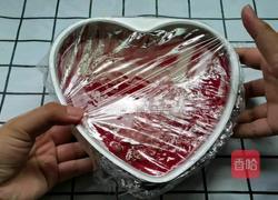 爱心樱花慕斯蛋糕的做法图解10