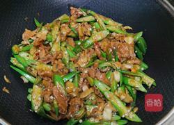 秋葵口蘑小炒肉的做法图解9
