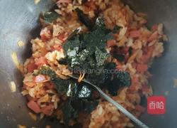 花朵午餐肉饭团的做法图解9