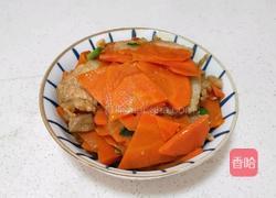 五花肉炒胡萝卜的做法图解7