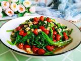 菠菜拌花生米