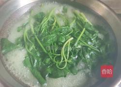 麻酱菠菜的做法图解2