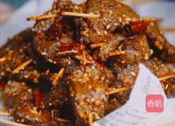 简单易做的牙签牛肉的做法图解10