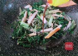 豆腐干丝炒野芹的做法图解7