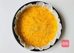 巨好吃的无面粉虾仁培根南瓜燕麦披萨的做法图解3