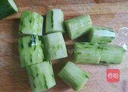 黄瓜酿肉的做法图解2