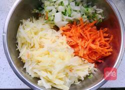 土豆胡萝卜丝卷饼的做法图解5