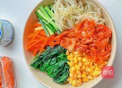 金枪鱼韩式拌饭（美味吃法）的做法图解3