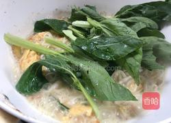 油菜鸡蛋面的做法图解11